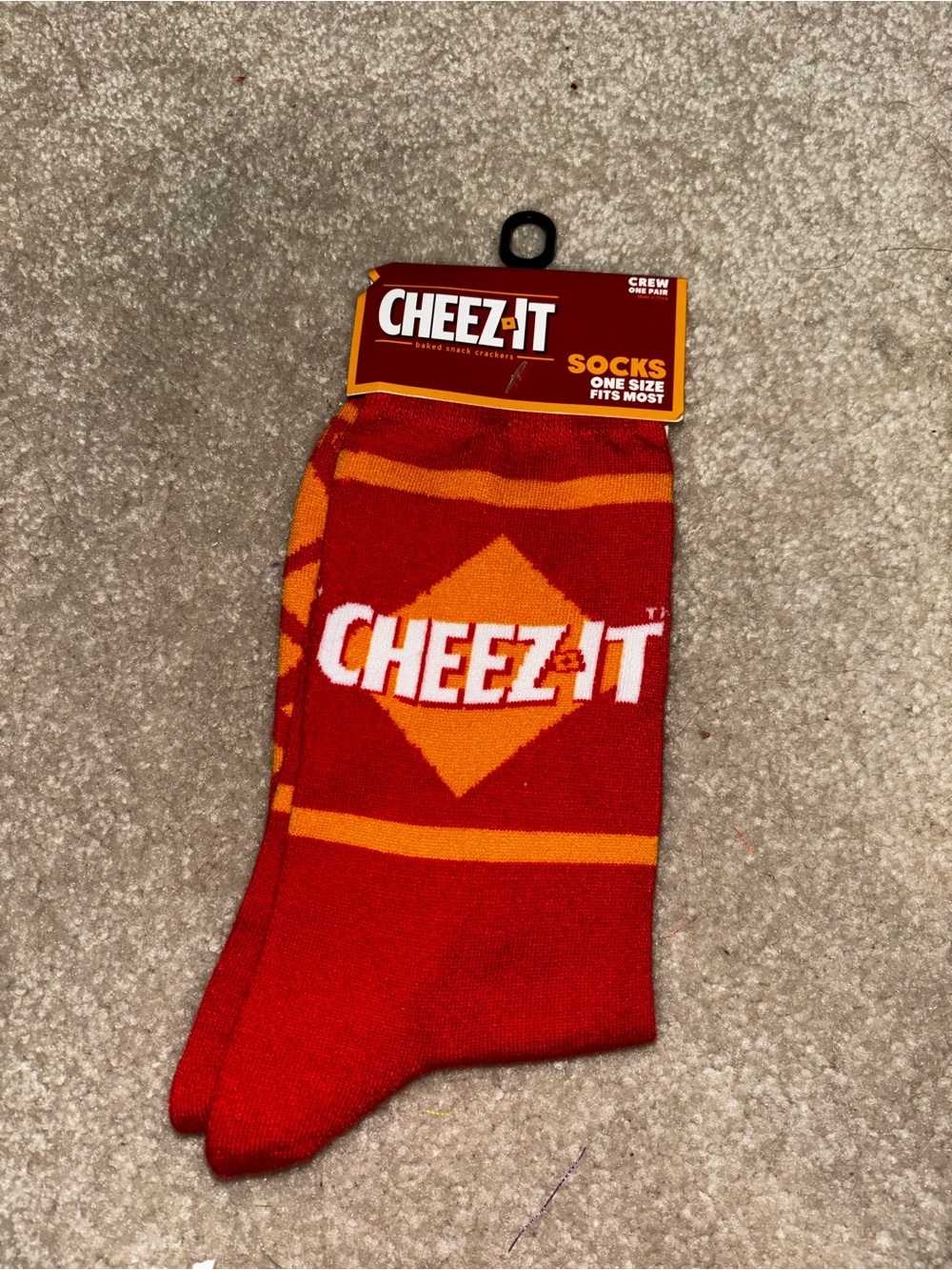 Red Logo Crew Socks - Brand